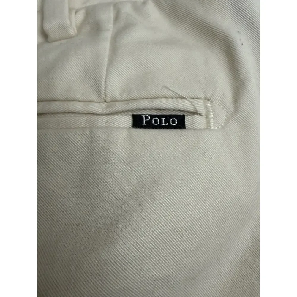 Polo Ralph Lauren Stretch Slim Fit Pants Mens 32x30 Chino Casual Khaki